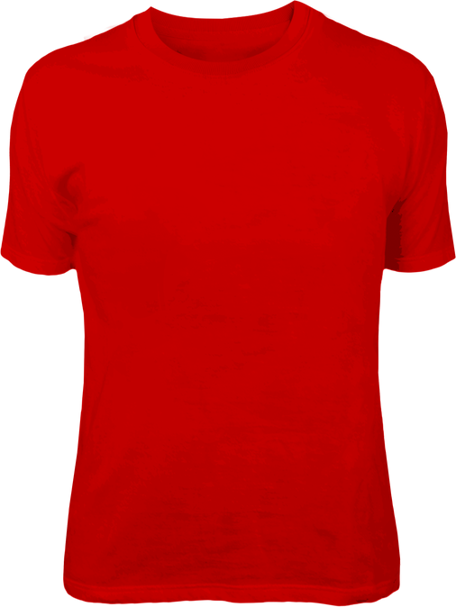 red t-shirt mockup