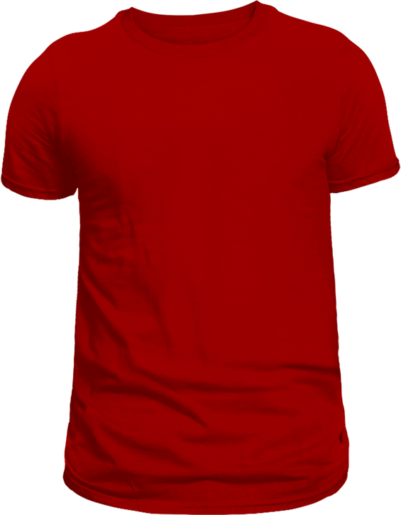 red t-shirt mockup